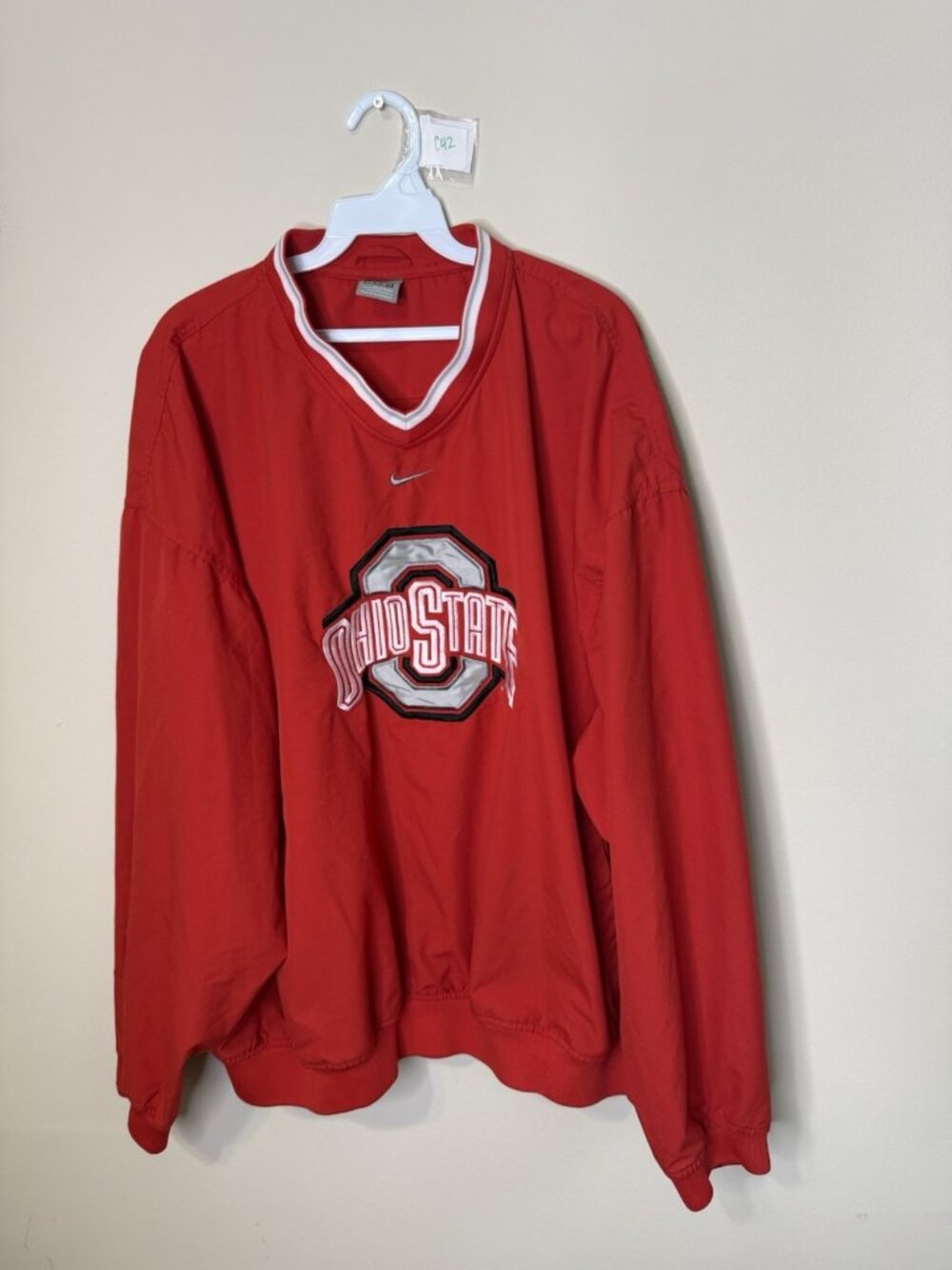 Vintage 90s Nike Team Issued Ohio State Buckeyes Windbreaker Jacket
